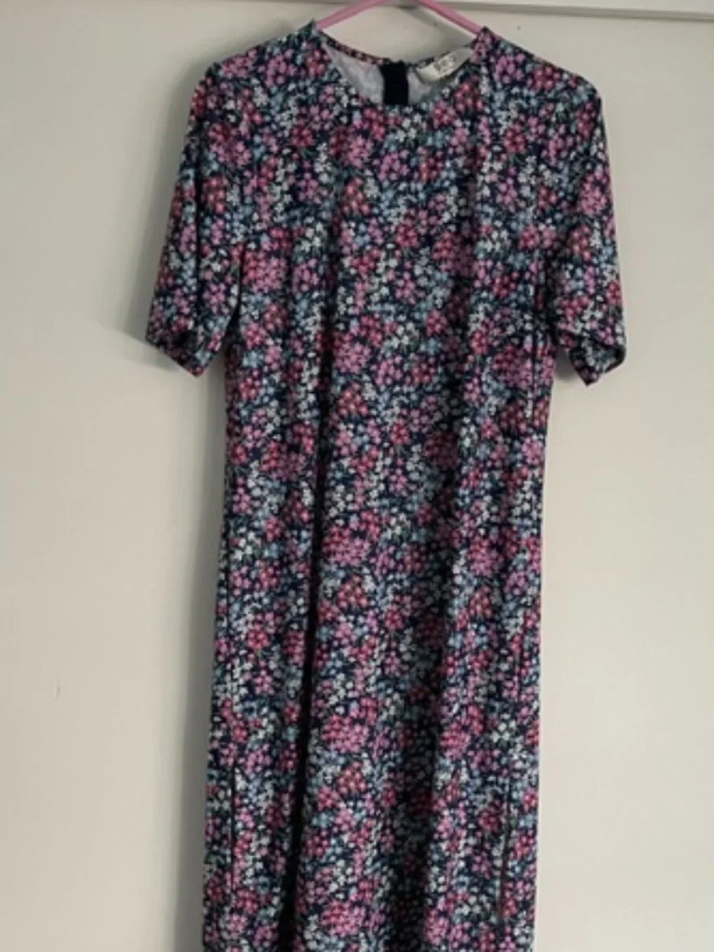 Sea New York Floral Shift Dress Small Retro Pockets Feminine RARE Flowers $495 - Picture 5 of 15